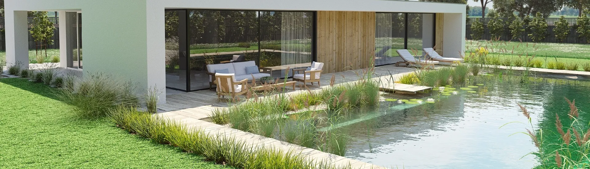 Návrh kúpeľných jazierok - Slide 01